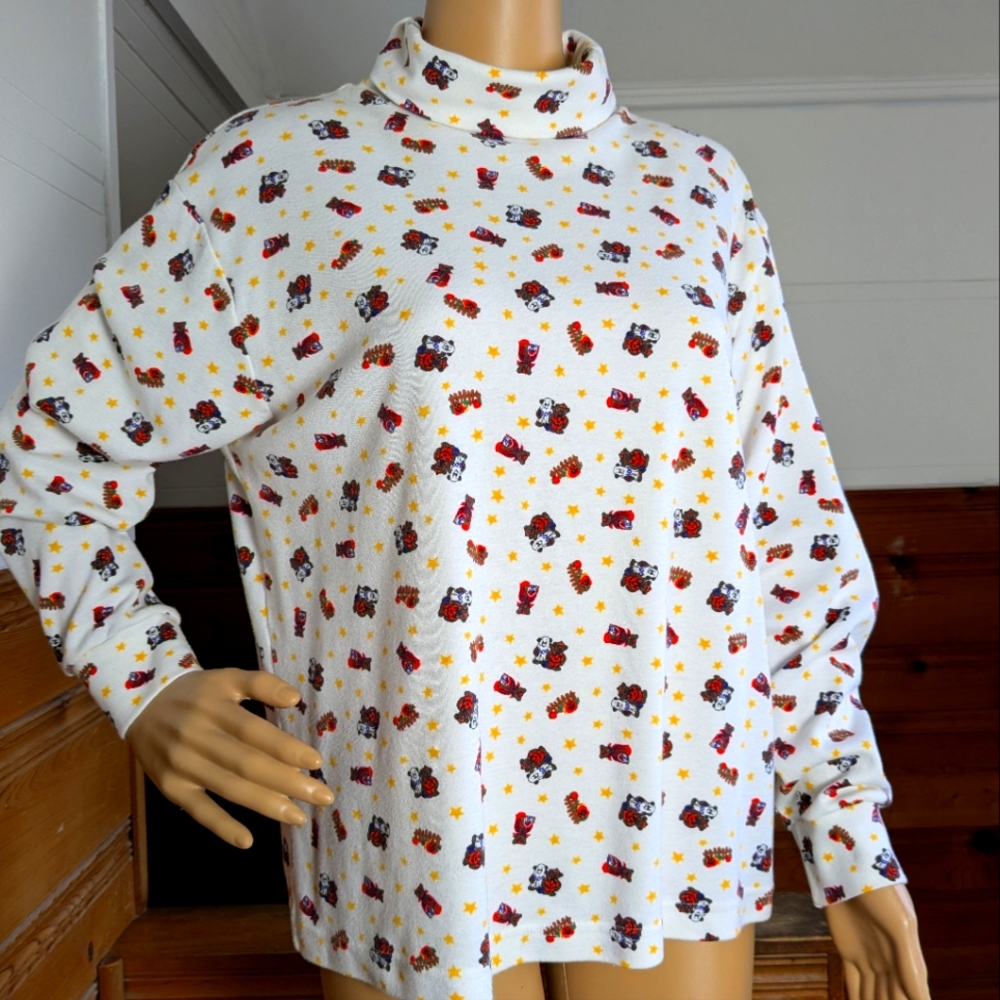 Halloween Turtle Neck Karen Scott Large